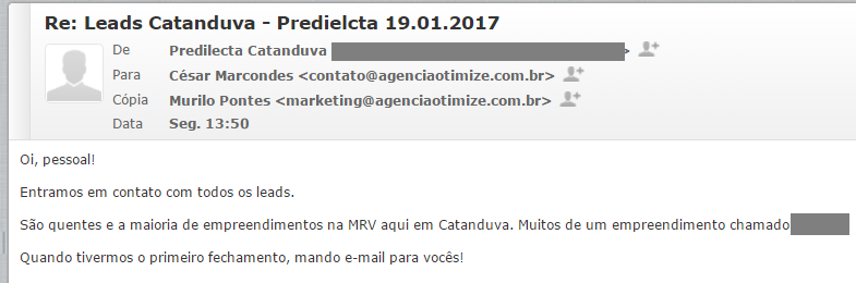 Acompanhamento da propaganda no Facebook pela agência digital OTIMIZE